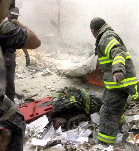 Al-Qaeda hijacked four aircraft, each with the aim of crashing. . 911 fireman killed by jumper